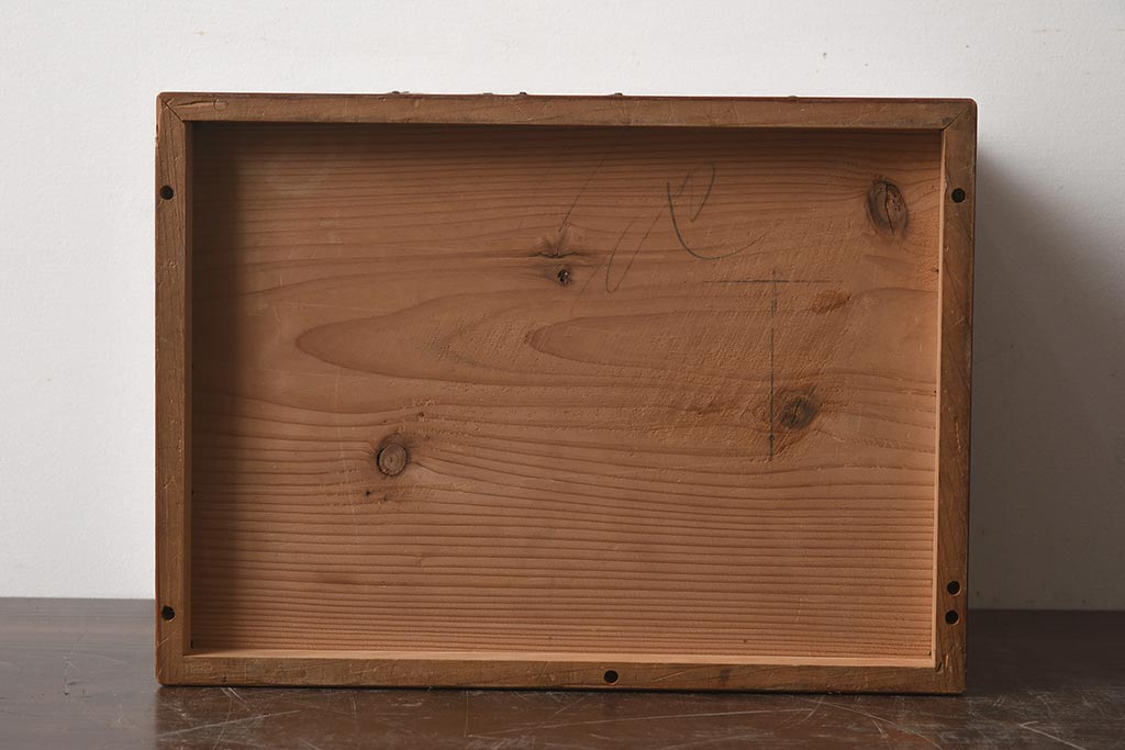 アンティーク家具　大正昭和初期　可愛らしい雰囲気のレトロな小引き出し(小物収納)(R-040714)