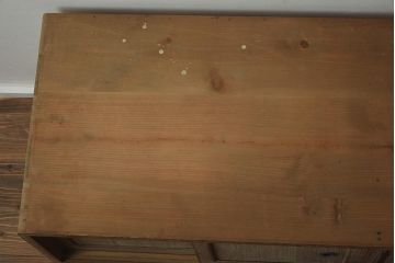 アンティーク家具　和製アンティーク　桐材　温かみのある木味の箪笥ローボード(戸棚、和タンス)(R-040720)