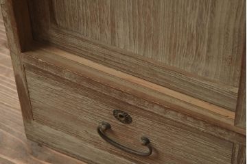 アンティーク家具　和製アンティーク　桐材　温かみのある木味の箪笥ローボード(戸棚、和タンス)(R-040720)