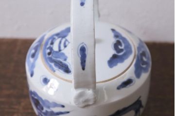 江戸中期　古伊万里　雲龍文　染付　銚子(急須、水注)(R-040741)