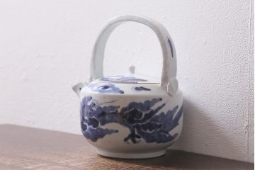 江戸中期　古伊万里　雲龍文　染付　銚子(急須、水注)(R-040741)