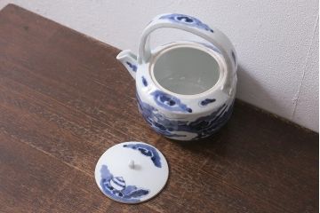 江戸中期　古伊万里　雲龍文　染付　銚子(急須、水注)(R-040741)