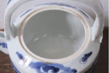 江戸中期　古伊万里　雲龍文　染付　銚子(急須、水注)(R-040741)