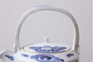 江戸中期　古伊万里　雲龍文　染付　銚子(急須、水注)(R-040741)