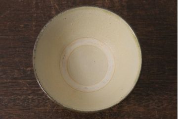 人間国宝　金城次郎　魚紋茶碗(R-040746)