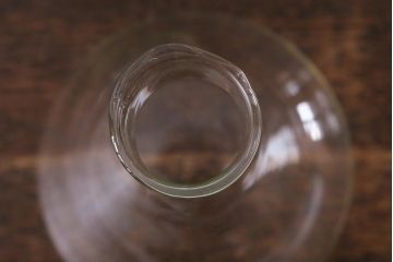 レトロ雑貨　昭和レトロ　実験器具　ビーカーセット6点(メスシリンダー、三角フラスコ)(R-040751)