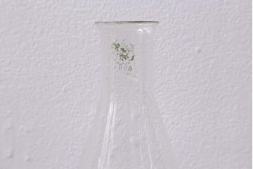 レトロ雑貨　昭和レトロ　実験器具　ビーカーセット6点(メスシリンダー、三角フラスコ)(R-040751)