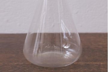 レトロ雑貨　昭和レトロ　実験器具　ビーカーセット6点(メスシリンダー、三角フラスコ)(R-040751)