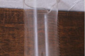 レトロ雑貨　昭和レトロ　実験器具　ビーカーセット6点(メスシリンダー、三角フラスコ)(R-040751)