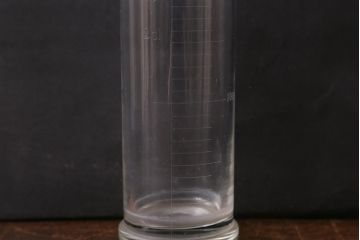 レトロ雑貨　昭和レトロ　実験器具　ビーカーセット6点(メスシリンダー、三角フラスコ)(R-040751)