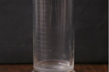 レトロ雑貨　昭和レトロ　実験器具　ビーカーセット6点(メスシリンダー、三角フラスコ)(R-040751)