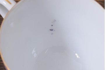 アンティーク雑貨　名古屋製陶会社　名陶硬質磁器　昭和レトロなカップ&ソーサー6客(R-040752)
