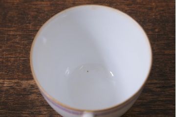 アンティーク雑貨　名古屋製陶会社　名陶硬質磁器　昭和レトロなカップ&ソーサー6客(R-040752)
