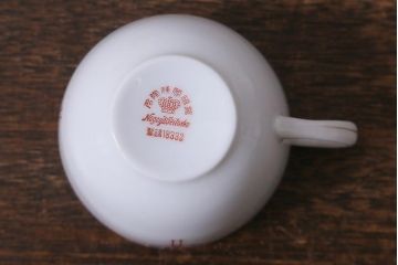 アンティーク雑貨　名古屋製陶会社　名陶硬質磁器　昭和レトロなカップ&ソーサー6客(R-040752)