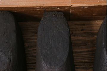 アンティーク雑貨　南会津　やまげんぺい木型(古民具、わらじ、草履)(R-040753)
