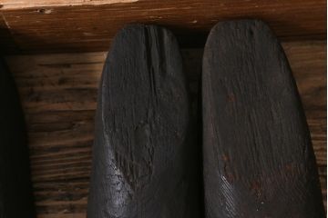 アンティーク雑貨　南会津　やまげんぺい木型(古民具、わらじ、草履)(R-040753)