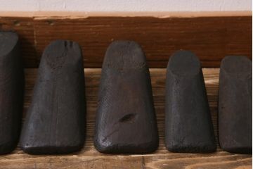 アンティーク雑貨　南会津　やまげんぺい木型(古民具、わらじ、草履)(R-040753)