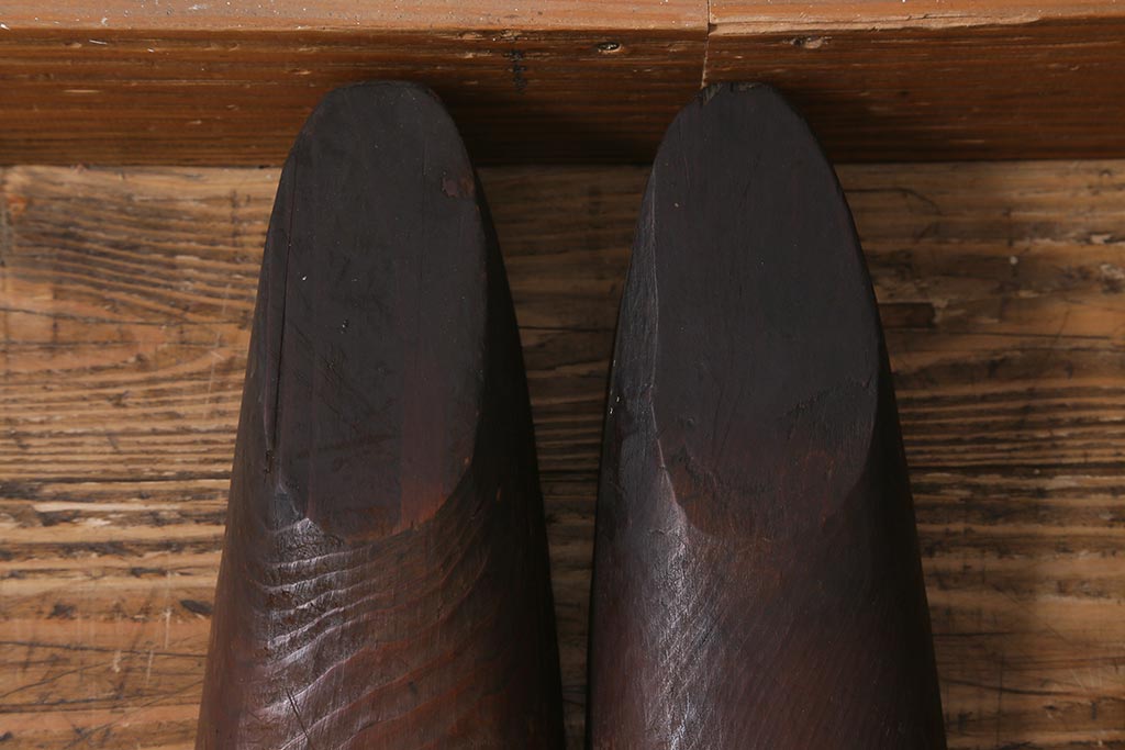 アンティーク雑貨　南会津　やまげんぺい木型(古民具、わらじ、草履)(R-040754)