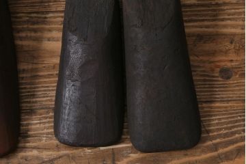 アンティーク雑貨　南会津　やまげんぺい木型(古民具、わらじ、草履)(R-040754)