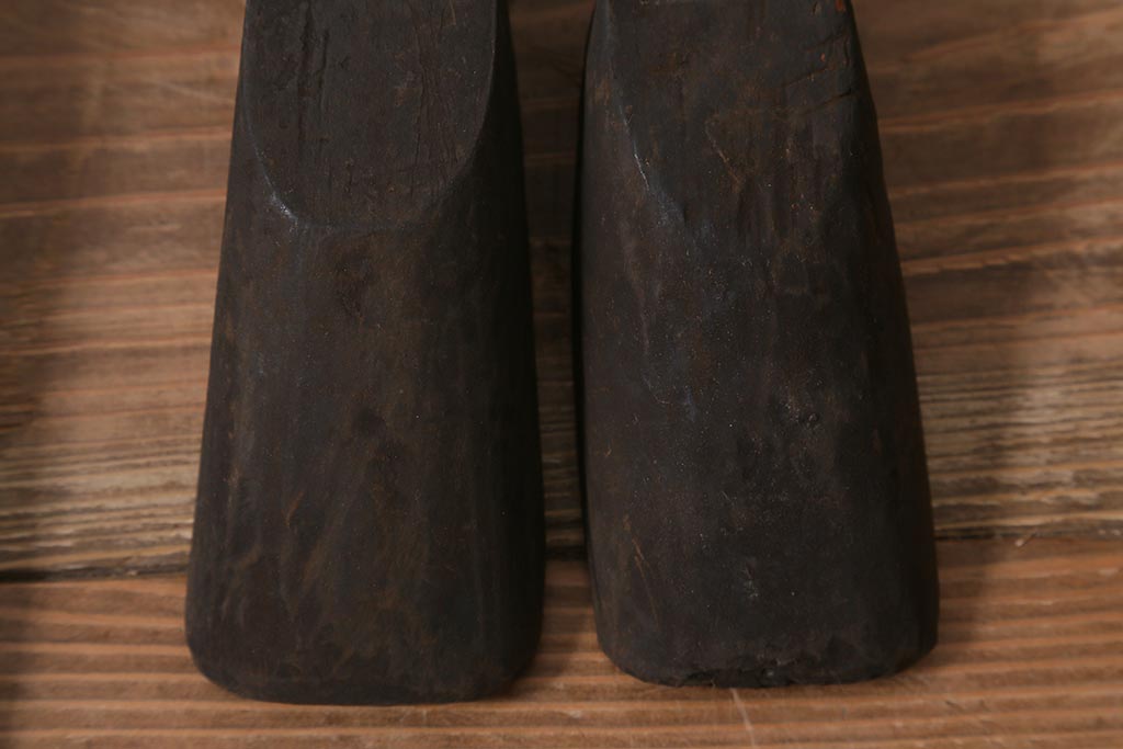 アンティーク雑貨　南会津　やまげんぺい木型(古民具、わらじ、草履)(R-040754)