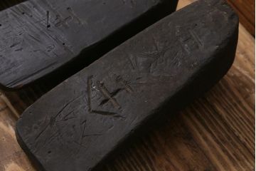 アンティーク雑貨　南会津　やまげんぺい木型(古民具、わらじ、草履)(R-040754)