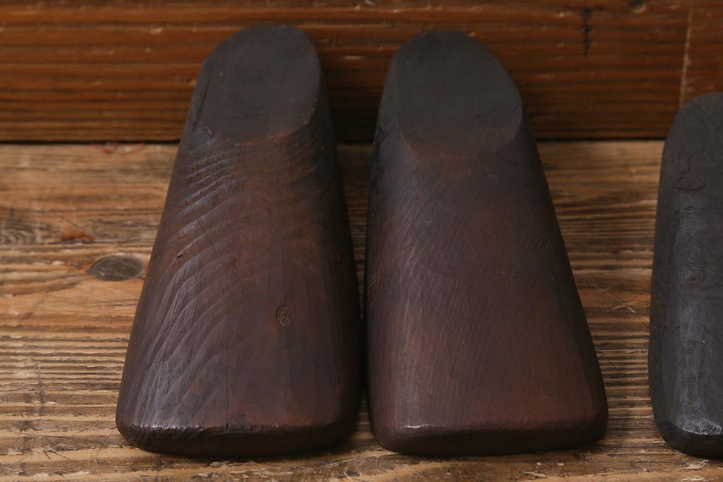 アンティーク雑貨　南会津　やまげんぺい木型(古民具、わらじ、草履)(R-040754)