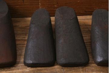 アンティーク雑貨　南会津　やまげんぺい木型(古民具、わらじ、草履)(R-040754)