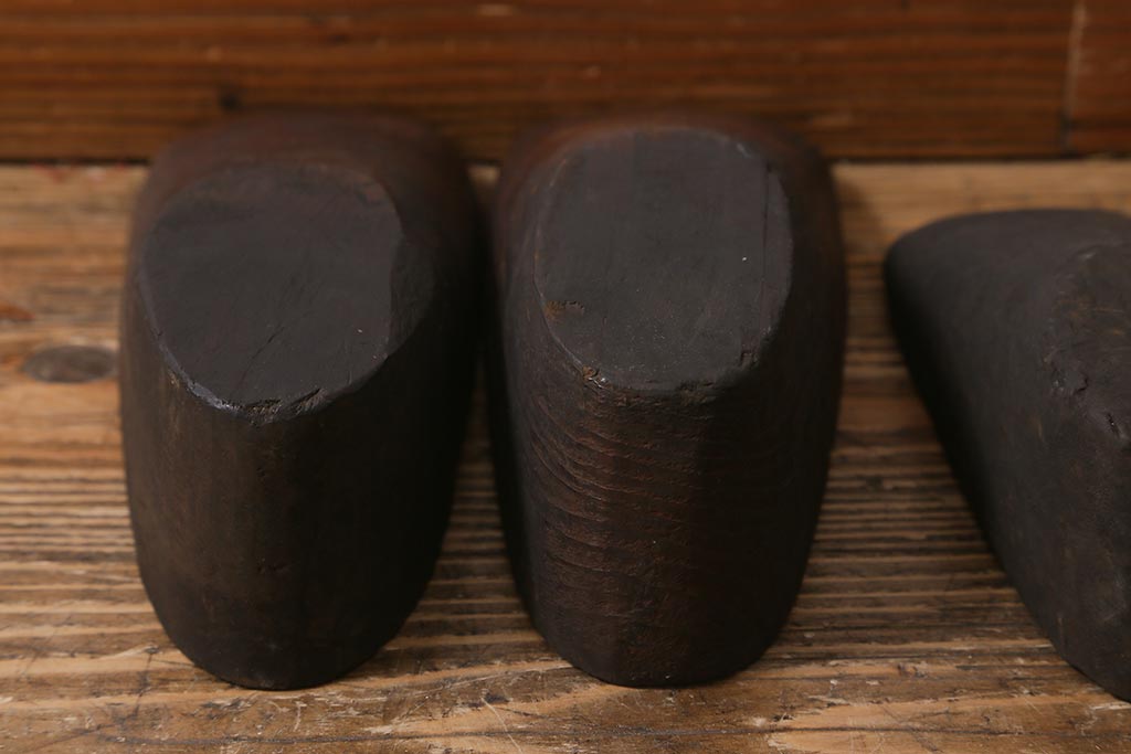 アンティーク雑貨　南会津　やまげんぺい木型(古民具、わらじ、草履)(R-040754)