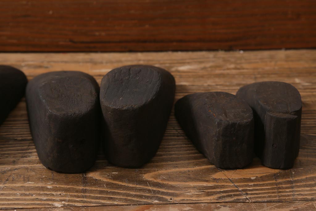 アンティーク雑貨　南会津　やまげんぺい木型(古民具、わらじ、草履)(R-040754)