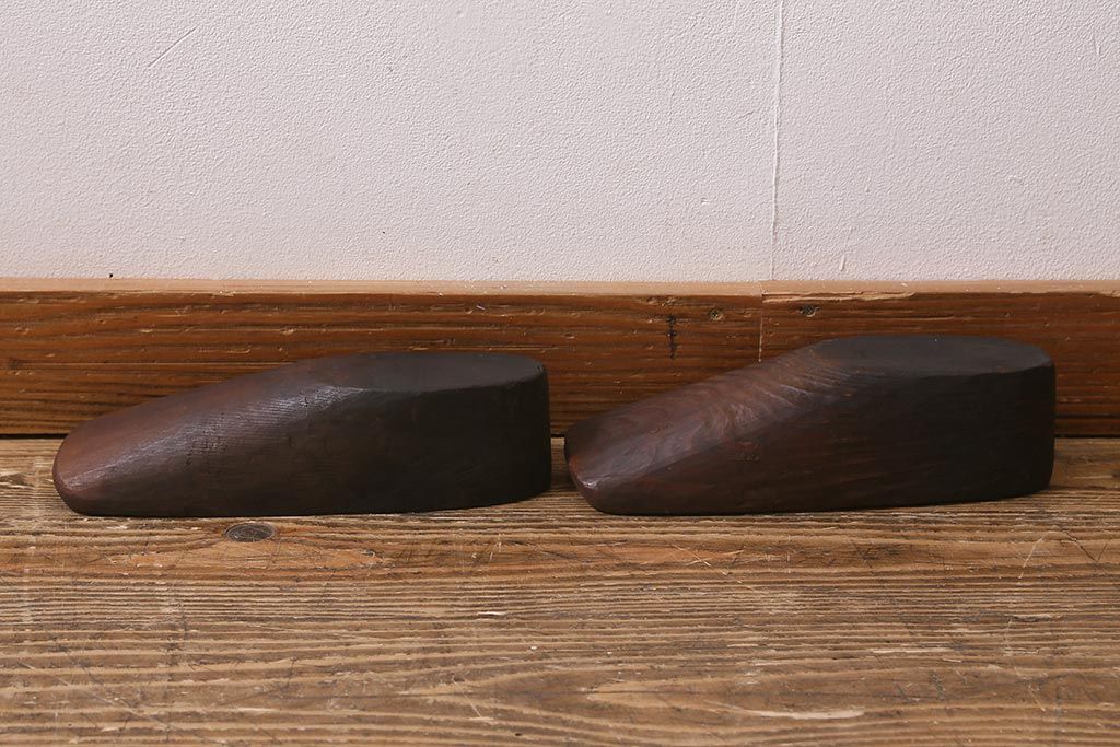 アンティーク雑貨　南会津　やまげんぺい木型(古民具、わらじ、草履)(R-040754)