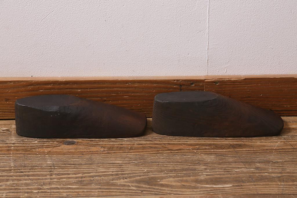 アンティーク雑貨　南会津　やまげんぺい木型(古民具、わらじ、草履)(R-040754)