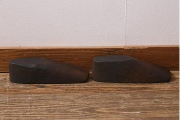 アンティーク雑貨　南会津　やまげんぺい木型(古民具、わらじ、草履)(R-040754)