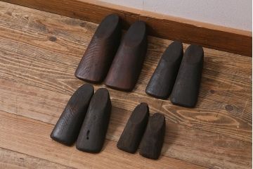 アンティーク雑貨　南会津　やまげんぺい木型(古民具、わらじ、草履)(R-040754)