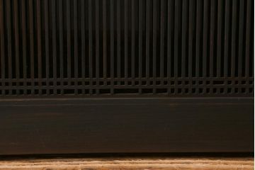 ビンテージ建具　上品な和の雰囲気漂う長欄間(明り取り、建具)(R-040756)