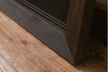 ビンテージ建具　上品な和の雰囲気漂う長欄間(明り取り、建具)(R-040756)