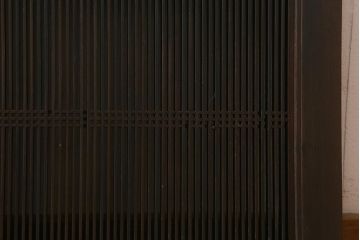 ビンテージ建具　上品な和の雰囲気漂う長欄間(明り取り、建具)(R-040756)
