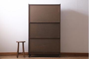 アンティーク家具　イギリスアンティーク　オーク材　風格と品が漂うスタッキングブックケース(本箱、収納棚、飾り棚、キャビネット)(R-040769)