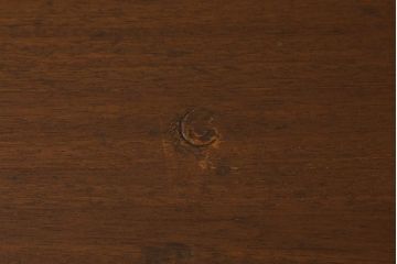 レトロ家具　昭和中期　温かみのあるお部屋作りにおすすめな片袖机(デスク、在宅ワーク、在宅用作業台)(R-040770)