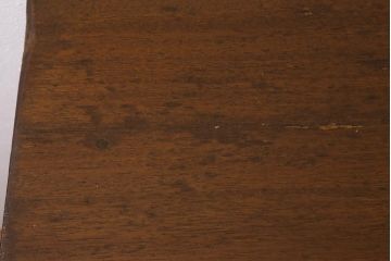 レトロ家具　昭和中期　温かみのあるお部屋作りにおすすめな片袖机(デスク、在宅ワーク、在宅用作業台)(R-040770)