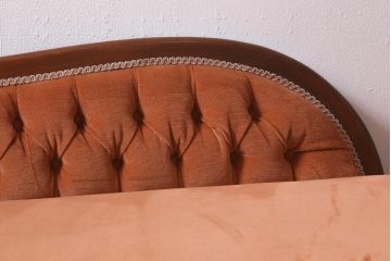 アンティーク家具　イギリスアンティーク　マホガニー材　風格を備えたフォルムが魅力的なシェーズロング(ソファ、カウチソファ)(R-040778)