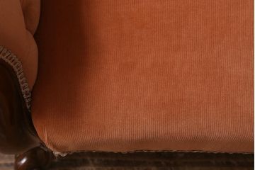 アンティーク家具　イギリスアンティーク　マホガニー材　風格を備えたフォルムが魅力的なシェーズロング(ソファ、カウチソファ)(R-040778)