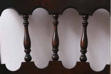 中古　松本民芸家具　#49型A　クラシックな佇まいが魅力的なワイコムチェア(ダイニングチェア、椅子、板座チェア)(R-040780)