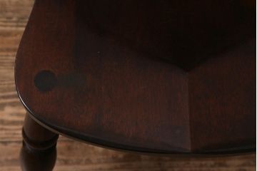 中古　松本民芸家具　#49型A　クラシックな佇まいが魅力的なワイコムチェア(ダイニングチェア、椅子、板座チェア)(R-040780)