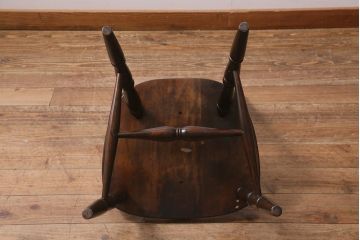 中古　北海道民芸家具　HM626　シックなダイニングチェア(椅子、ウィンザーチェア、ウインザーチェア)(R-040781)