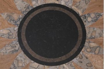 中古　イギリス家具　MAITLAND SMITH(メートランドスミス)　大理石天板　オケージョナルテーブル(サイドテーブル、ラウンドテーブル)(定価約49万円)(R-040790)