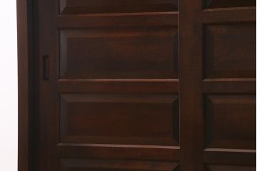 中古　松本民芸家具　上品な雰囲気漂う下駄箱(靴箱、戸棚、キャビネット)(R-040794)