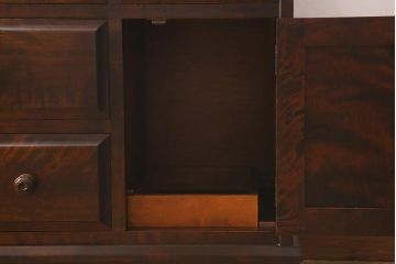中古　北海道民芸家具　上品な佇まいのドレッシングチェスト(ドレッサー、ミラー、鏡台)(定価約30万円)(R-040795)