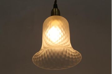 ヴィンテージ照明　イギリスビンテージ　モダンな雰囲気のペンダントライト(シェード、天井照明)(R-040814)