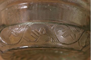 ヴィンテージ雑貨　ドイツ製　巻き芯14番　ガラス製タンク　吊り下げ式オイルランプ(ランタン、ハンギングランプ、ビンテージ)(R-040819)