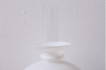 ヴィンテージ雑貨　ドイツ製　巻芯14分芯　KOSMOS　BRENNER　グリーンの色付きタンクが素敵なオイルランプ(卓上ランプ、豆ランプ、ビンテージ)(R-040820)